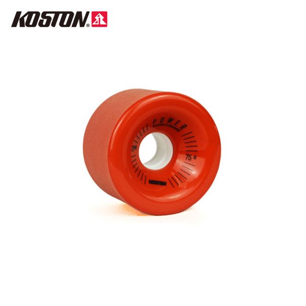 

koston pro longboard sliding wheels 4pcs/set 85% rebound 73*52mm 75a long skateboard pu wheels wh303