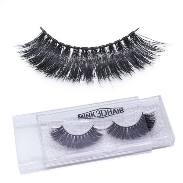 

100pairs/lot 100% handmade 3d mink hair beauty thick long false mink eyelashes fake eye lashes eyelash high quality