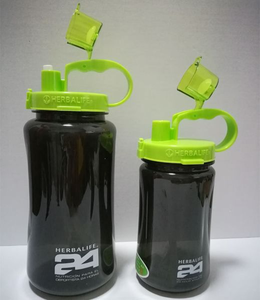 1000ML//2000ML Outdoor Sport Herbalife Shake Water Bottle Straw Cup Tritan Large