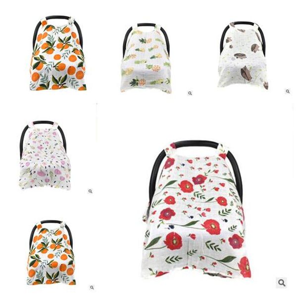 2019 Baby Stroller Cover Sunshade Car Seat Canopy Pushchair Prams Infantial Muslin Cotton Nursing Hood Shield Cloth From Crazyfairyland
