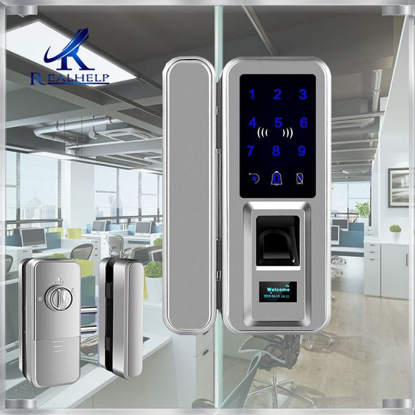 

Biometric fingerprint lock double gla door keyle biometric doorlock pa code digital door lock for office and home