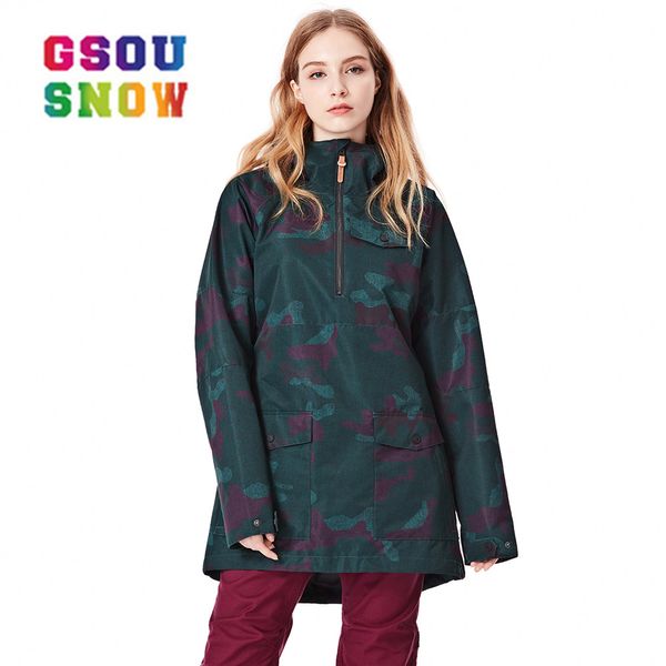 

gson snow brand winter ski jacket women waterproof windproof snowboard jacket outdoor sports snow skiing snowboarding female