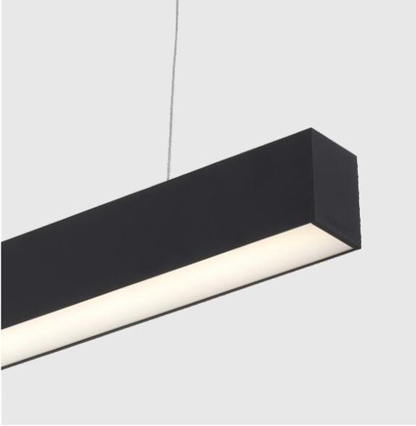 Spedizione gratuita Luce lineare a LED da 1,5 m con cavo sospeso e connettori di giunzione argento e custodia bianca disponibile