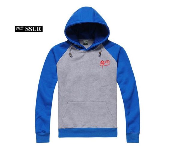 

107v78 s-5xl ssu hoodies men winter fashion hip hop sweatshirts man fleece hoody pullover sportswear clothing, Black