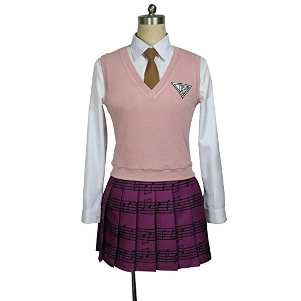 

danganronpa akamatsu kaede cosplay costume halloween uniform, Black