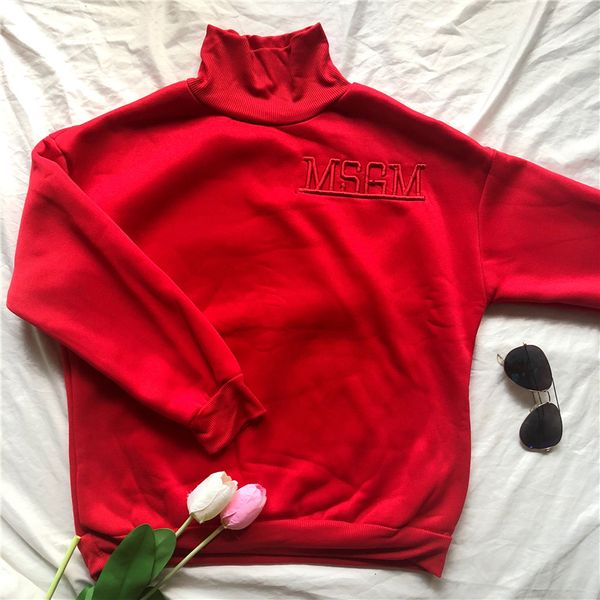 

2018 autumn winter women's sweatshirts thick fleece hoodies girl letter embroidery long sleeve casual loose harajuku coat, Black