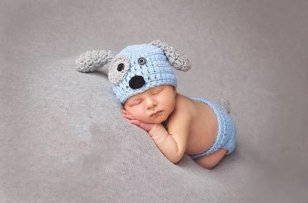 

newborn baby kids puppy blue suit p props newborn pgraphy props ga395, White