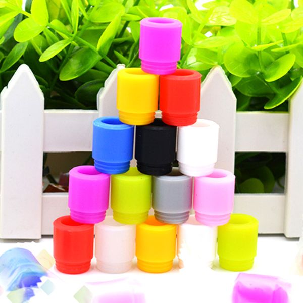 

TFV12 Silicone Disposable Drip Tip Tester Wide Bore 810 Mouthpiece Cover Test Cap fit TFV8 BIG BABY individual package DHL Free