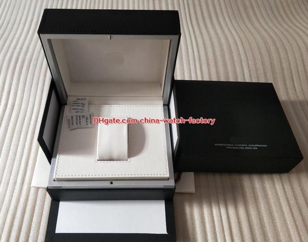 

selling iw388005 portofino watch original box papers handbag leather boxes for pilot portuguese family chronograph watches, Black;blue
