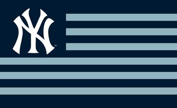 

[Good Flag] Yankees Nation Flags 3X5FT 150X90CM 100% Polyester,Canvas Head with Metal Grommet,Used Indoors or Outdoors