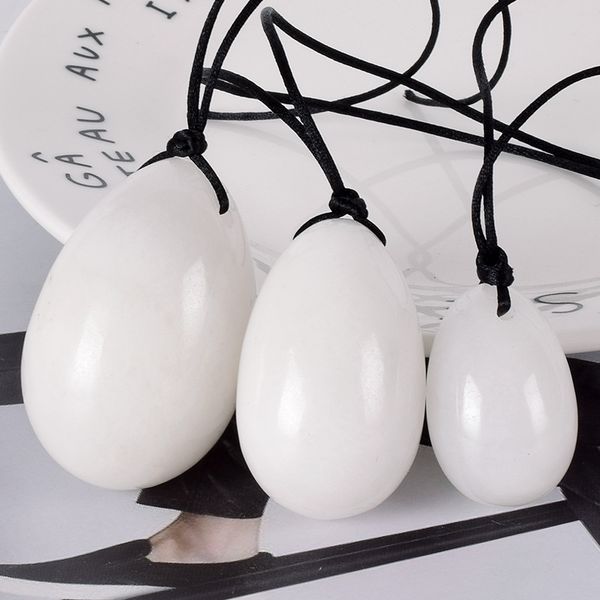 2019 Crystal Massage Egg Women Strengthen Pelvic Floor Muscles Polish Smooth Crafts Moonstone String Natural White Onyx 48ds Hh From Sd003 10 81
