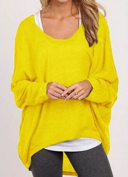 

wholesale large s loose xl irregular shirt long-sleeved  sleeves multi-color special new size m bat women's xxl sweater xxxl stitching, Black