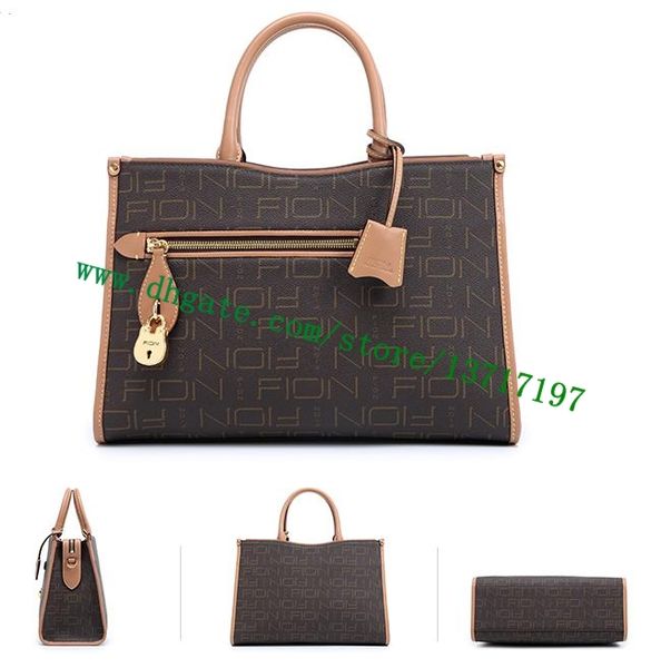 

grade brown canvas coated lady handbag popincourt pm m43433 m43434 m43462 women shoulder bag