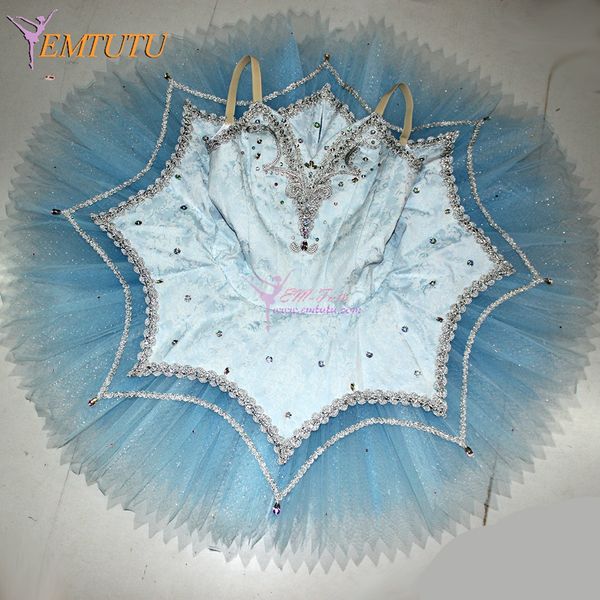 

light blue professional ballet tutu ballerina swan lake ballet costume classical tutus nutcracker stage costumes, Black;red