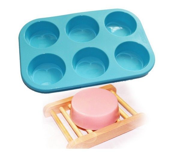 

round circles soap silicone mold chocolate jelly cupcake baking mould