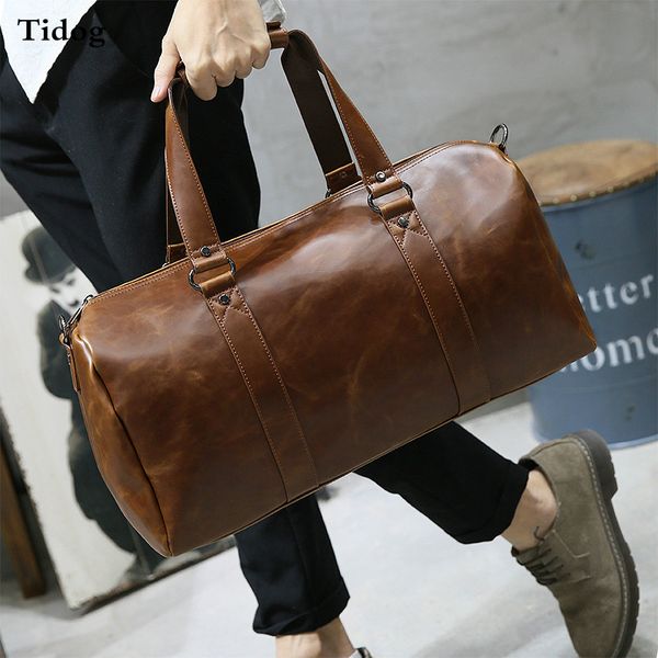 

tidog men's portable shoulder bag fashion travel bag