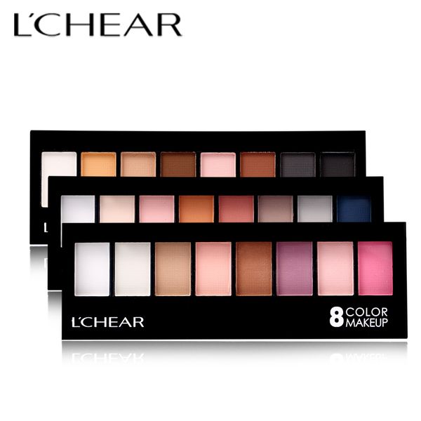 

professional makeup brand 8 colors eyeshadow palette glitter eye palette maquiagem matte silky pigments eye shadow