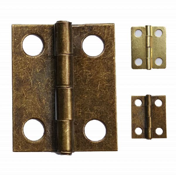 

wholesale- 1000pcs/lot 18 *15mm bronze brass hinges wholesale wooden box hinge small hinges for box hardware decoration