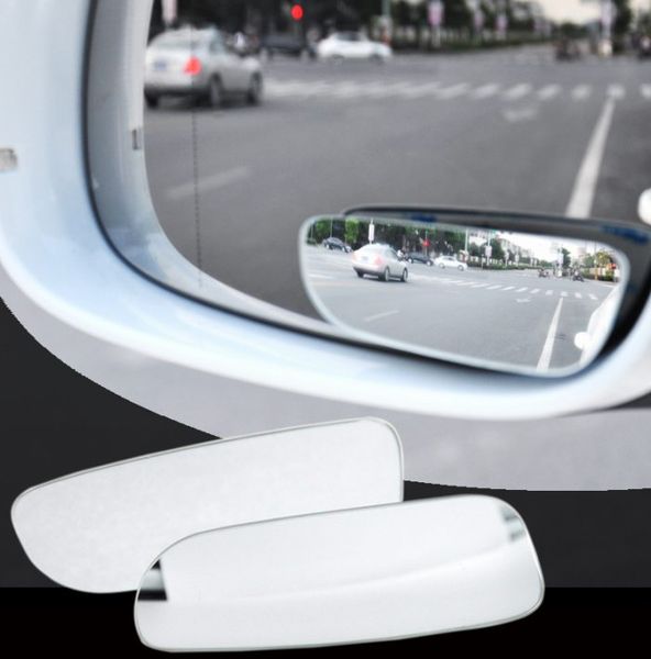 Best 360 Car Wide Angle Blind Spot Mirror Rearview Small 360 Frameless Blind Spot Mirror Car Styling Wide Angle Hd Glass Convex Rear View Parking Mirrors
