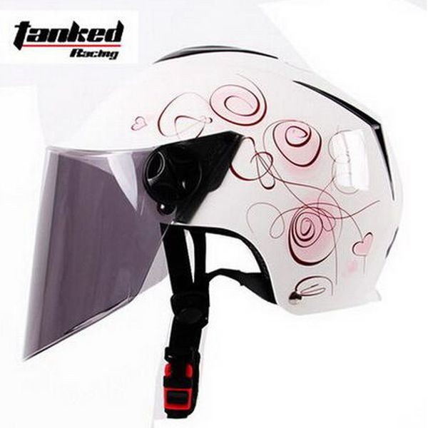 

new summer tanked t507 racing half face motorcycle helmets for women/men anti-uv sunscreen electric bicycle safety helmet