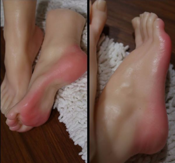 

new style female realistic foot model foot manikin female for display, Khaki