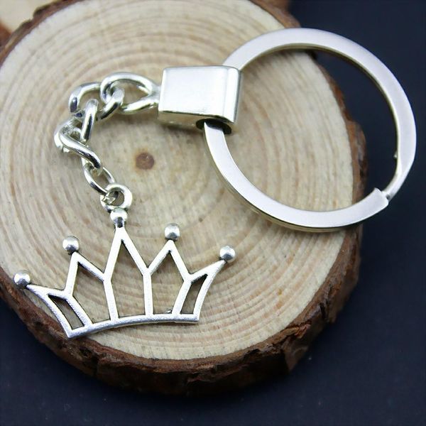 

6 шт. брелок женщины брелки мода брелки для мужчин корона 20x30mm, Slivery;golden