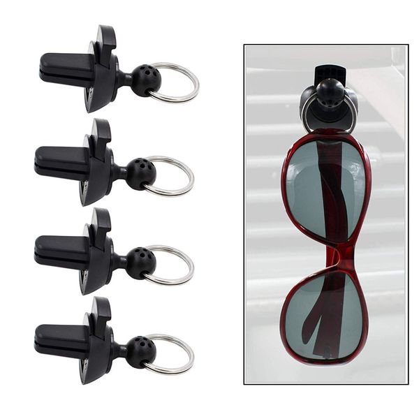 

air vent sunglass holder hanger - 4/ pk - no glasses