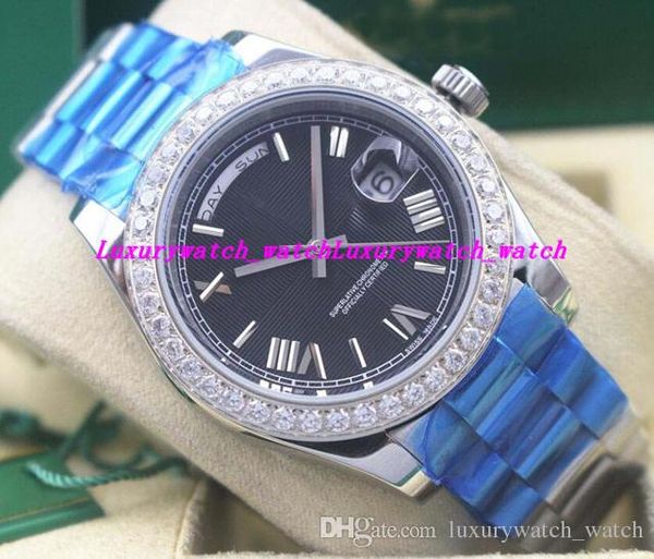 

Selling luxury watche roman diamond bezel watch black dial che t 41mm automatic fa hion brand men 039 watch wri twatch