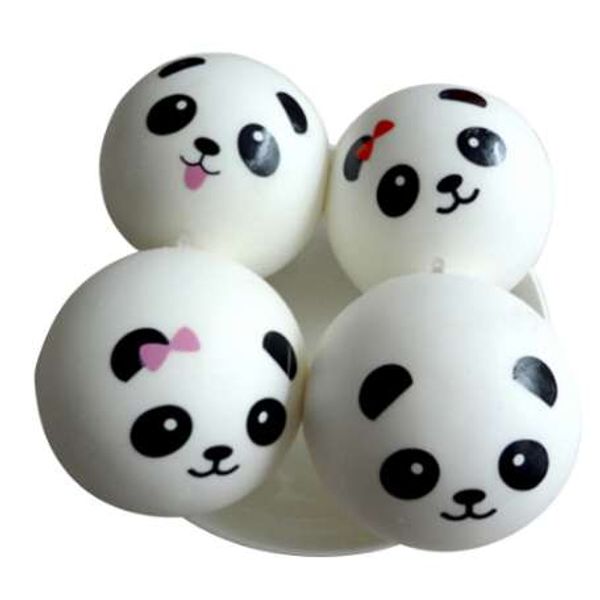 JETTING Neu, 1 Stück, schönes Design, niedliche 10 cm Squishy-Anhänger, Brötchen, Handy-Anhänger, Kawaii-Jumbo-Panda-Anhänger, Schlüsselband