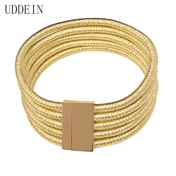 

uddein maxi chokers magnet button multilayer choker necklace & pendant kim kardashian statement necklace women wholesale collar, Silver
