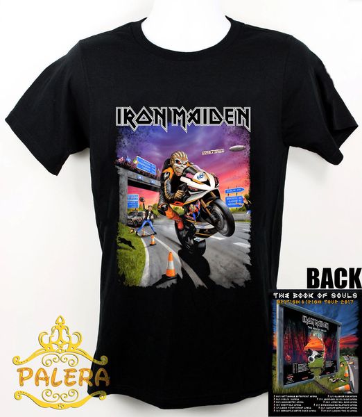 

Официальный IRON MAIDEN событие футболка книга душ американский тур 2017