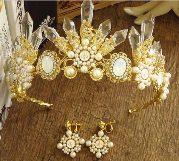 

bridal tiara baroque crown crystal tiara agilent wedding dress accessories selling a generation, Silver