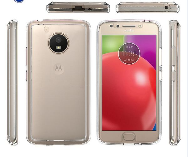 

Fa t elling product for moto e4 plu z2 force g5 g5 plu acrylic tran parent clear pc tpu protective cover phone ca e
