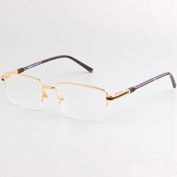 

Authentic new bu ine half frame myopic gla e frame male mb708 uper light frame ca ual eyegla e lunette de vue lente