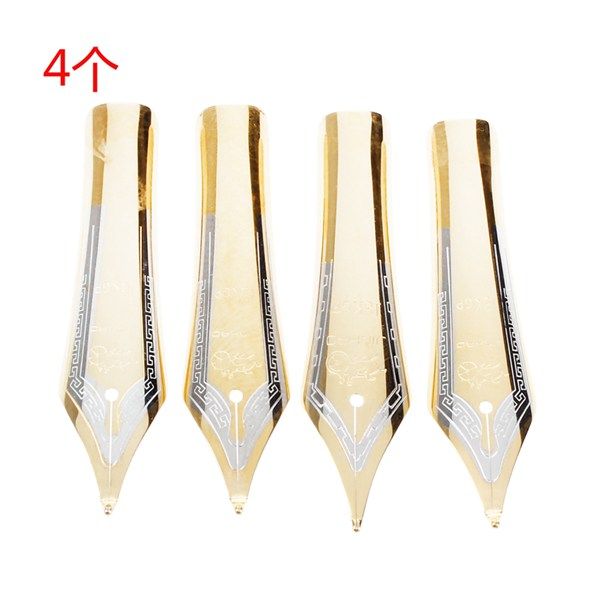 

4pcs/lot jinhao 159 450 599 750 baoer 388 fountain pen universal design large pen nib gold tip 0.5mm straight nib