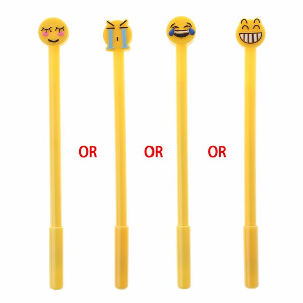 

2018 1 pc cute cartoon ball point pen ballpoint emoji creative gel pen office school stationery student supply gift for children