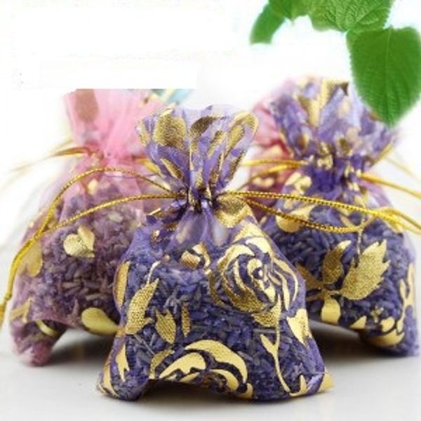 

50 bags wholesale lavender sachet natural aromatic for living room drawer car office bags smell sachet ing