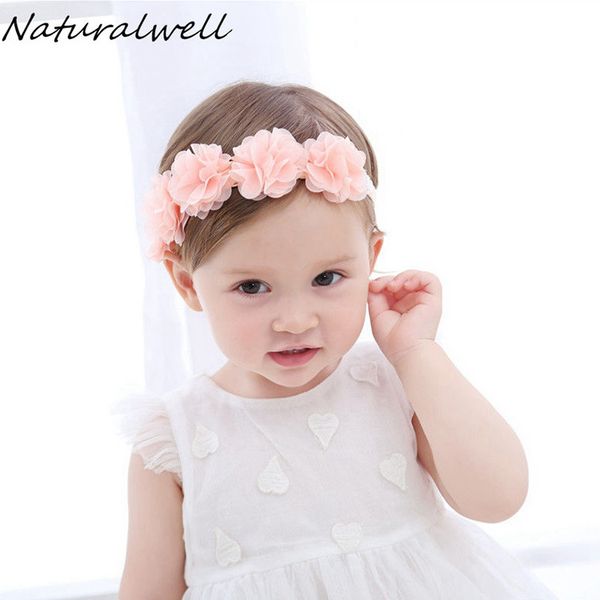 11 X BABY GIRLS Hairband fiore morbido Testa Fascia Elastica Cerchietto Accessori Per Capelli