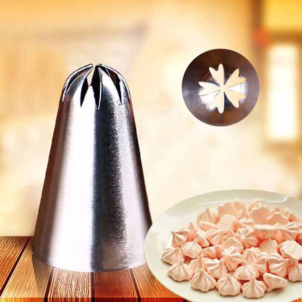 

2 pcs cherry flower ice cream piping tip nozzle cake decorating pastry tool new