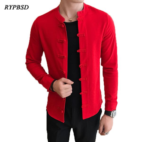 camisas chinas para hombre