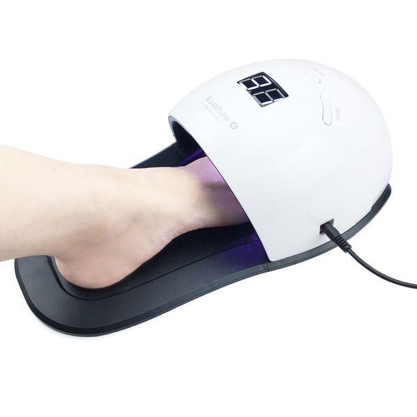 

2018 new 48w led uv nail lamp rainbow4 nail dryer automatic sensor professional pedicure manicure dryer light machine art tools