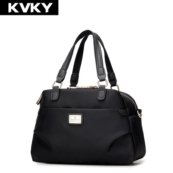 

kvky women boston bag waterproof nylon handbags ladies messenger bags casual women crossbody bag travel shoulder bag tote bolsas d18102906