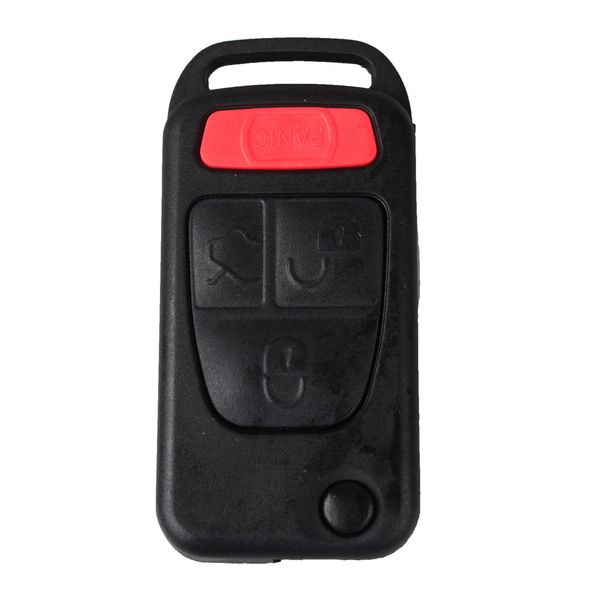 

4 buttons panic flip flod blade replacement keyless remote key shell case key fob for car benz ml320 ml500