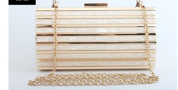 

2018 new marble patch, acrylic evening banquet lady, holding a banquet bag with foreign trade strangles across the world