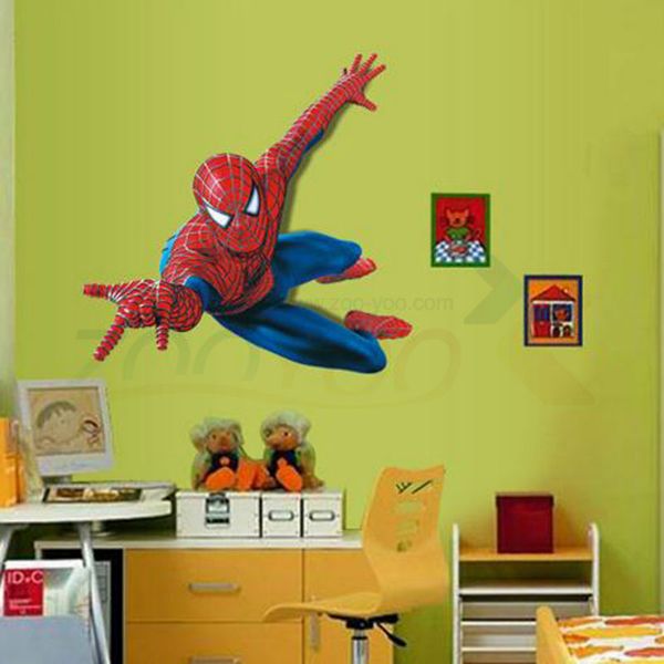 Dream To Be Spiderman Wall Sticker Kids Room Decorative Christmas