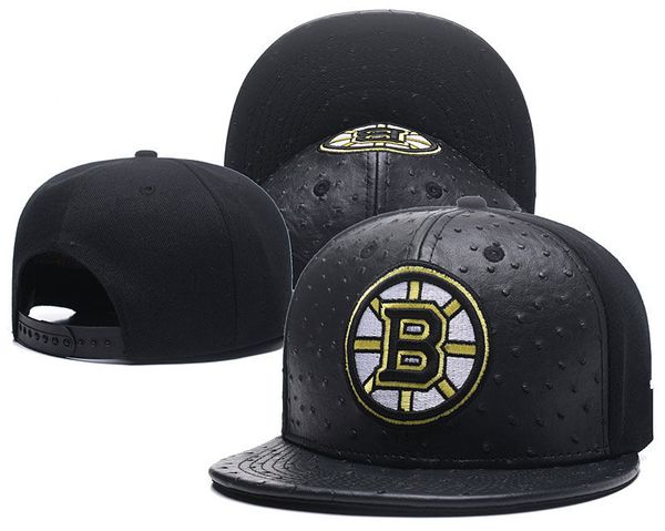 

Good Sale Wholesale Men Boston Bruins Snapback Hats Team Logo Embroidery Sports Adjustable Ice Hockey Caps Hip Hop Flat Visor Free shipping
