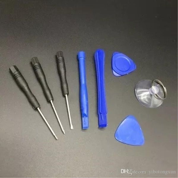 

new 8 in 1 repair opening pry tools kit set with 5 point star pentalobe for iphone 5 5s 6 plus 7 free