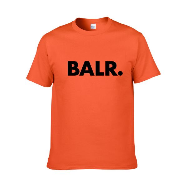 2018 nova marca de verão Balr Clothing O-Juía Juventude Homem de T-shirt Hip Hop Camise