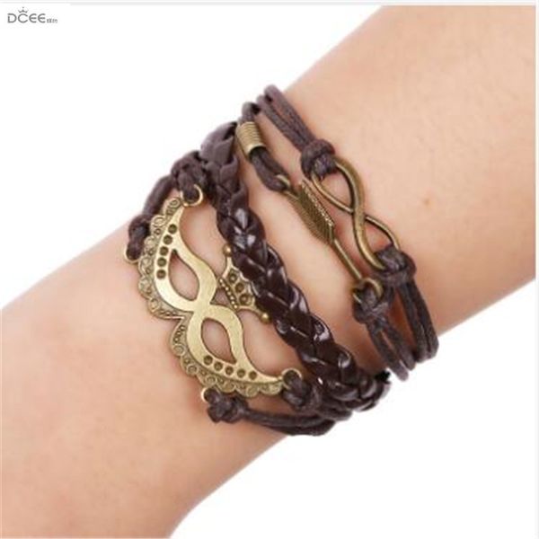 

diy cowhide bracelet, Black