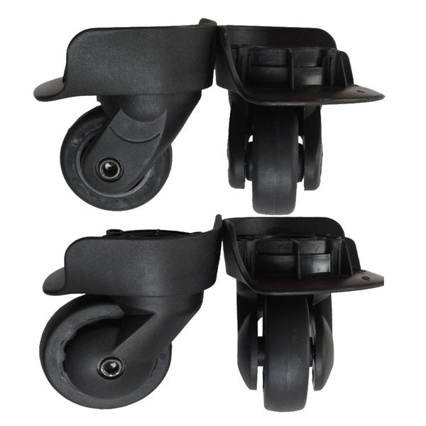 

a-65 replacement luggage wheels,repair trolley suitcase accessories travel luggage wheels for suitcases, Black